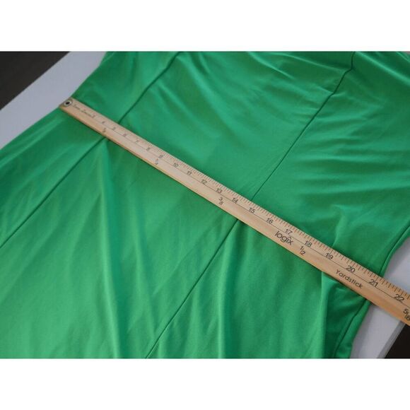 Kasper Women's Green & Pink Knot-Neck Colorblock Sheath Dress Size XXL - Picture 8 of 9